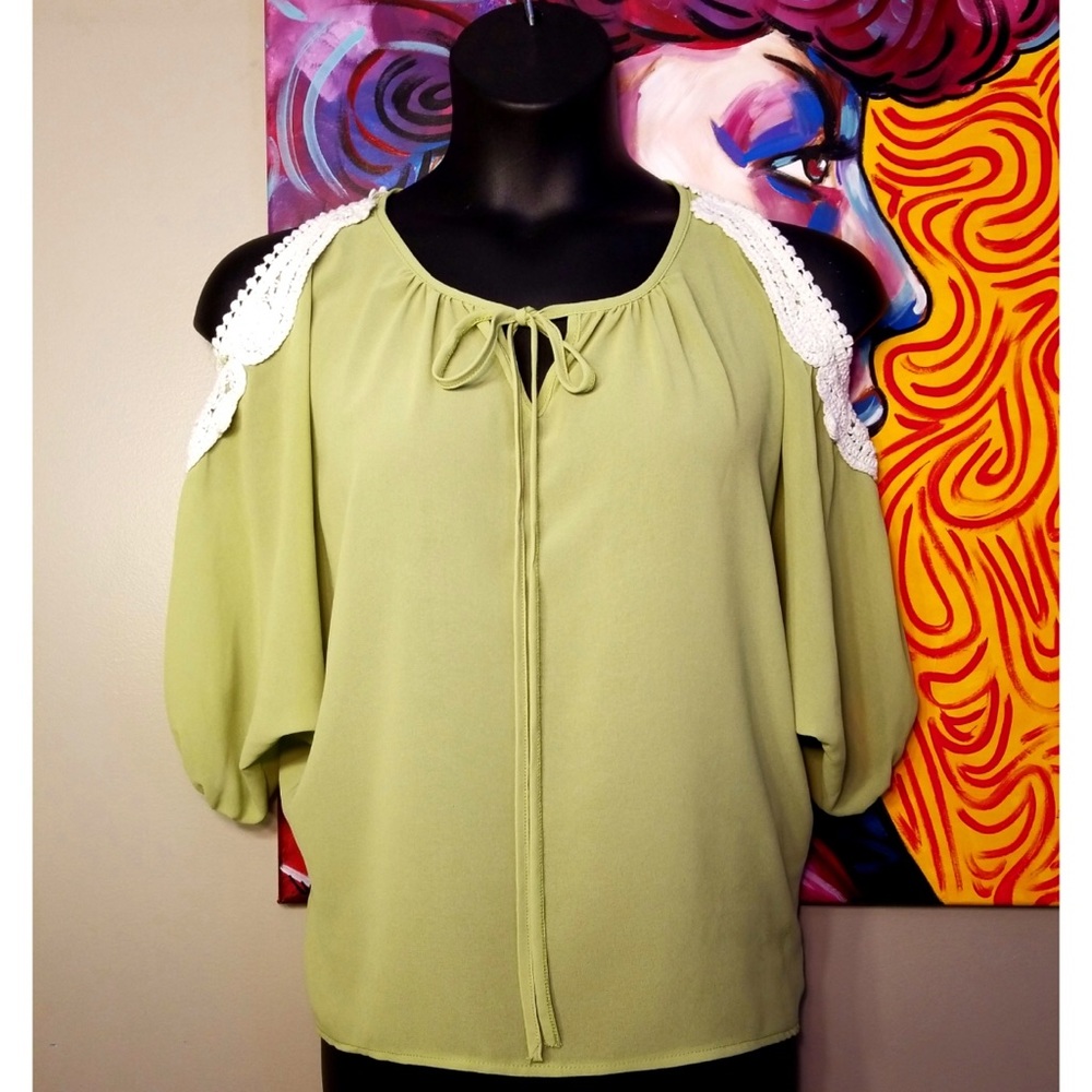 Umgee Cold Shoulder Top